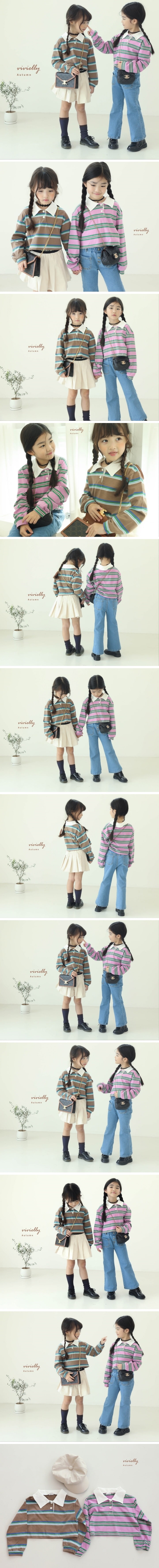 Vivielly - Korean Children Fashion - #childofig - Echo Collar Tee