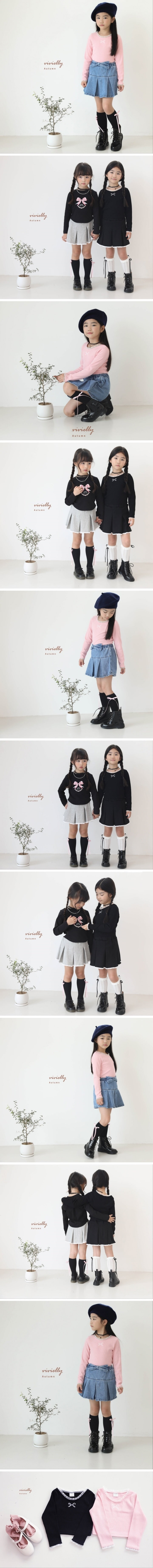 Vivielly - Korean Children Fashion - #magicofchildhood - Lucy Rib Tee