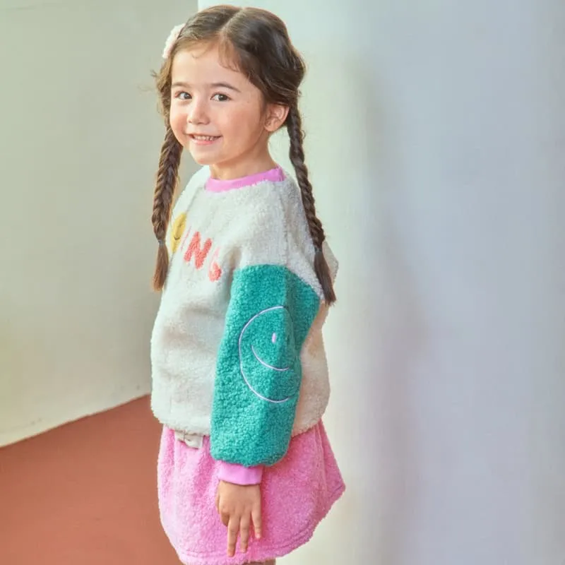 1St Blue - Korean Children Fashion - #Kfashion4kids - Dumble Smile Pullover - 3