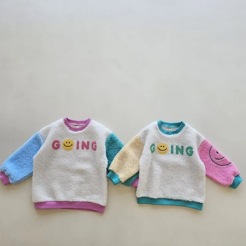 1St Blue - Korean Children Fashion - #childofig - Dumble Smile Pullover - 9