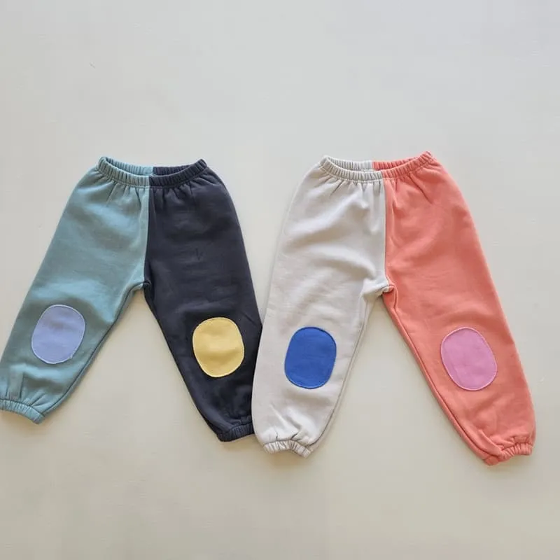 1St Blue - Korean Children Fashion - #fashionkids - Patch Colored Pants - 6