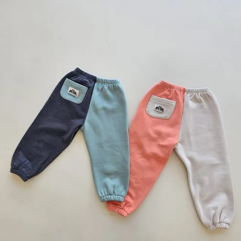 1St Blue - Korean Children Fashion - #kidsshorts - Patch Colored Pants - 7