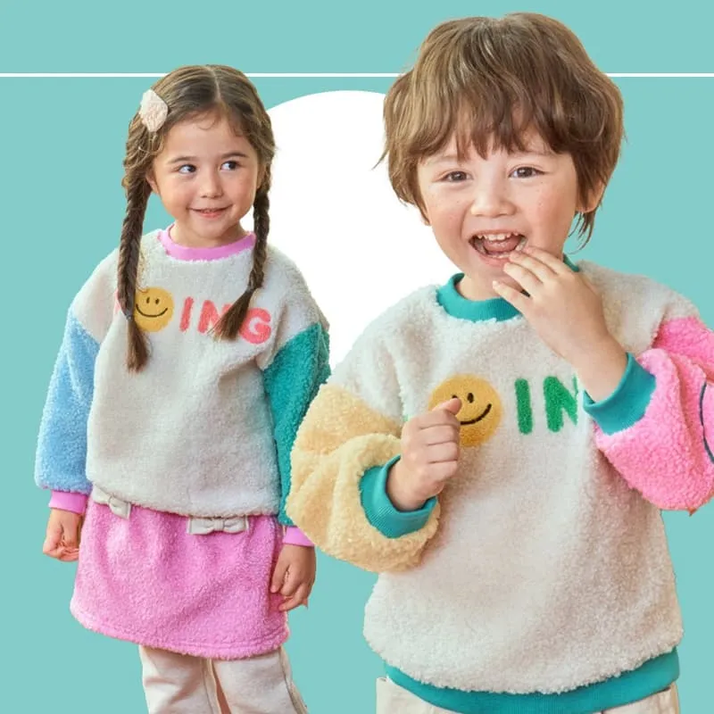 1St Blue - Korean Children Fashion - #kidsstore - Dumble Smile Pullover