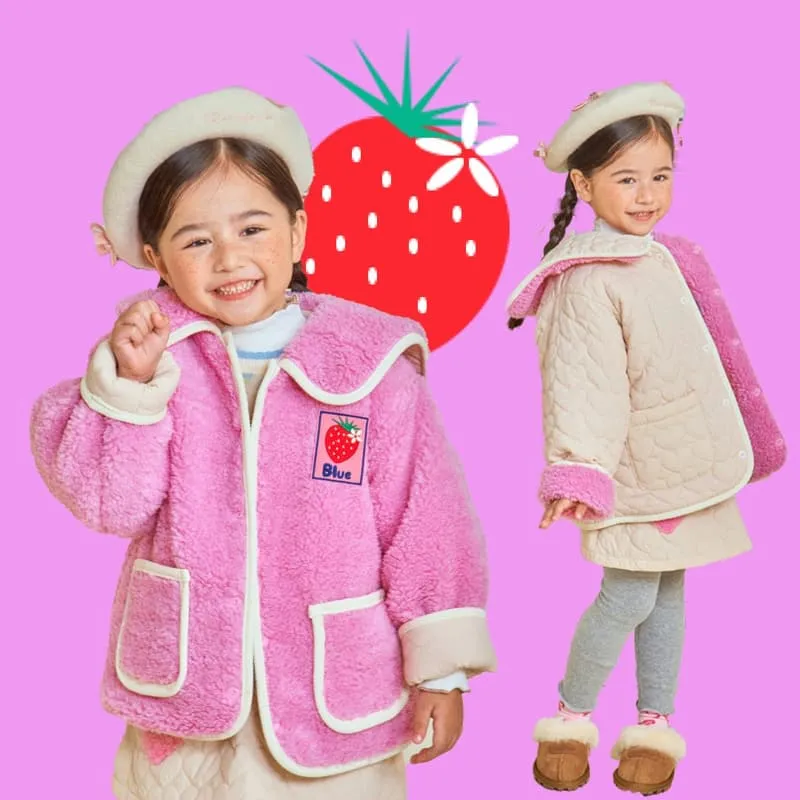 1St Blue - Korean Children Fashion - #littlefashionista - Dumble Reversible Jumper