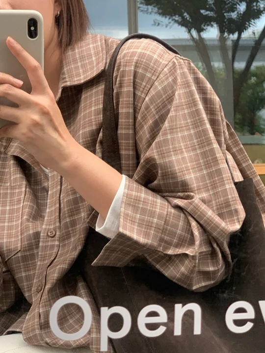 Oversized Check Shirt