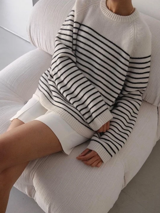 Botte Stripe Knit Pullover