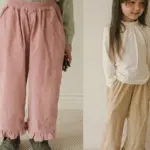 Corduroy Frill Pants