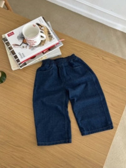 Denim Wide Pants