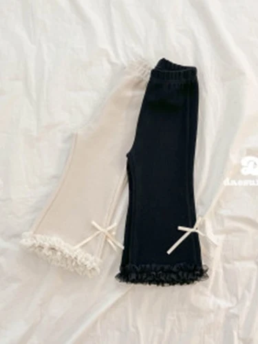 Lace Ribbon Pants