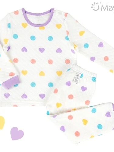 Mini Dot Heart Pajamas