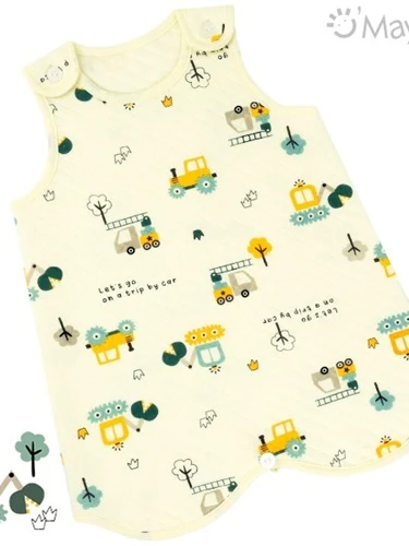 Yellow Tractor Sleep Vest