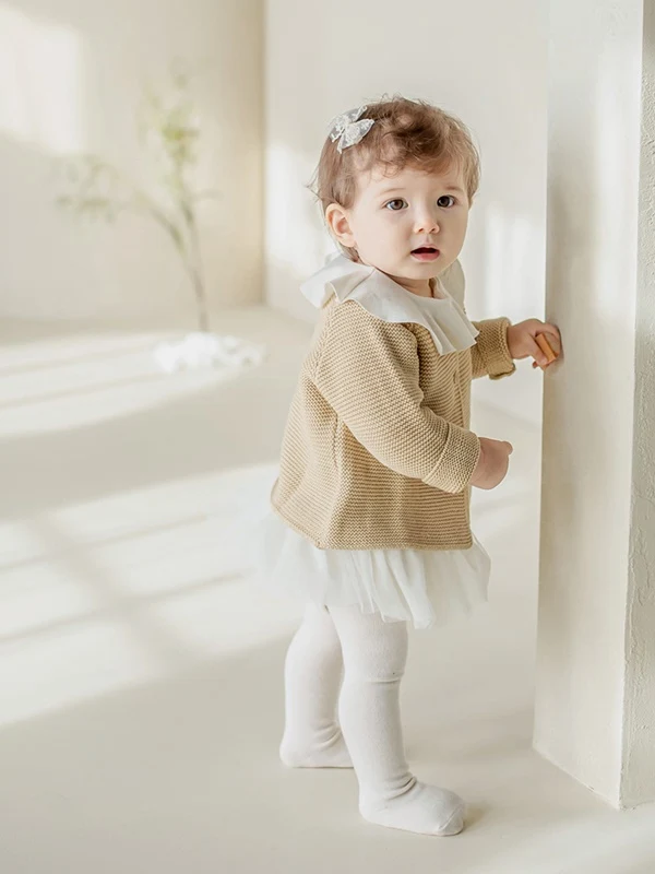 Cozy Plain Baby Tights (set of 5)