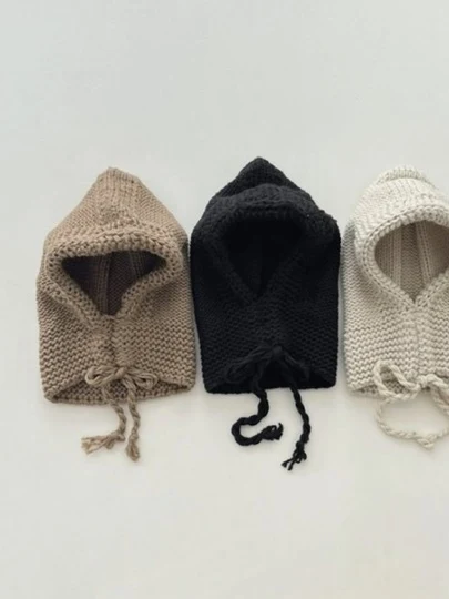 Hood Knit Hat