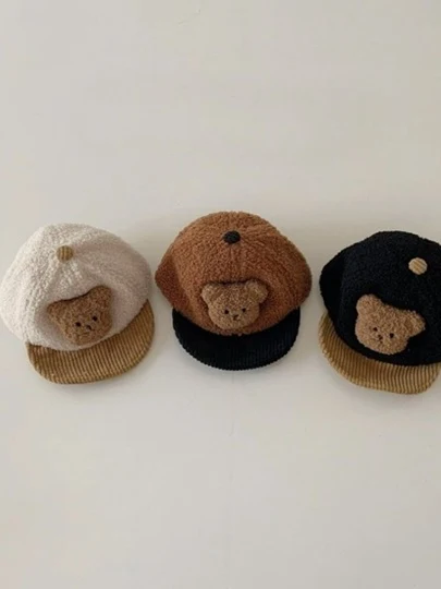 Bear Fleece Cap