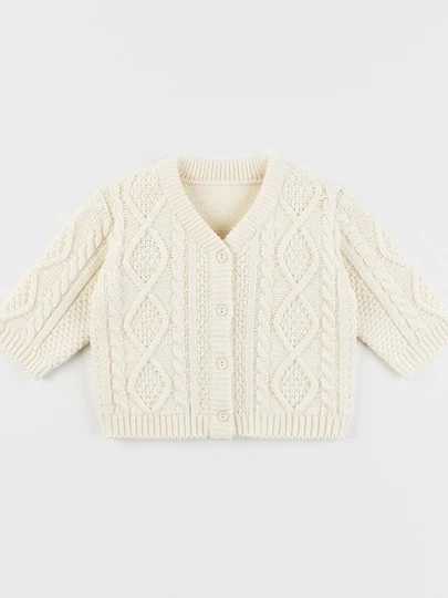 Monia Knit Baby Cardigan