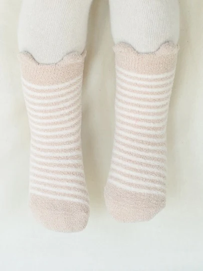 Pulley Winter Baby Socks 3 Types Set (set of 5)