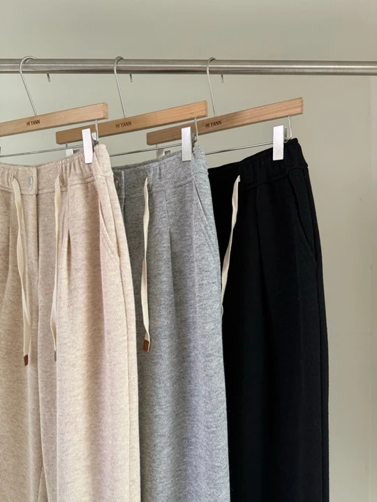 Wool Jogger Pants