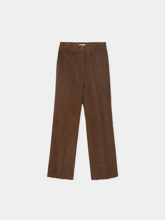 Corduroy Semi Wide Pants