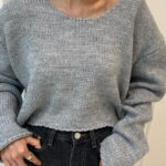 Unbalance Knit Pullover