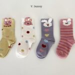 Heart Rabbit Socks Set