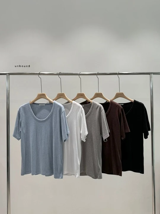 Angora Blende Tag Basic Tee