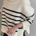 Stripe Knit Pullover