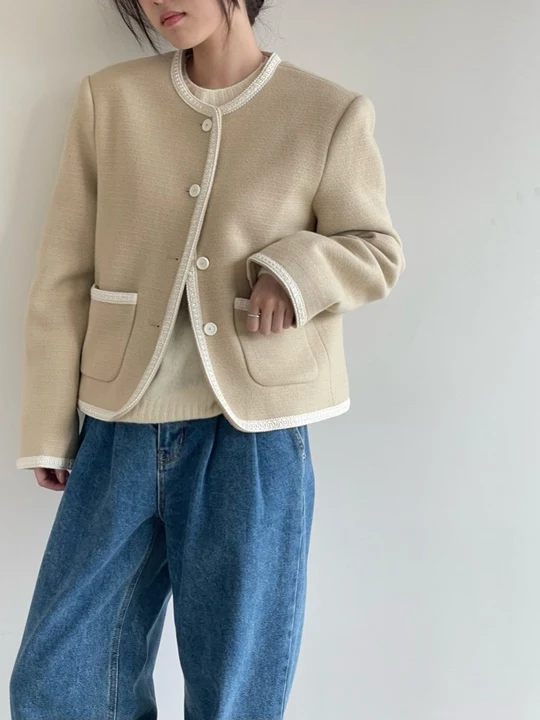 House Wool Round Jacket