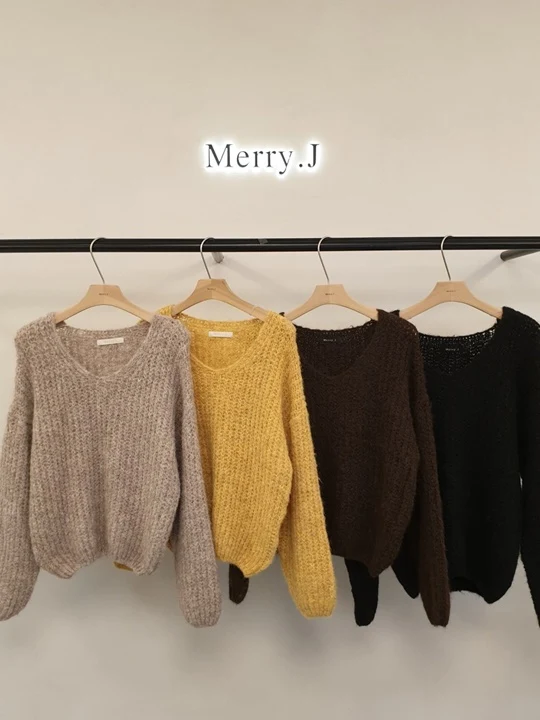 Formal V Knit Sweater