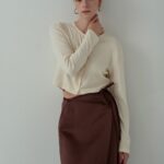 Tencel Cropped Rib Cardigan