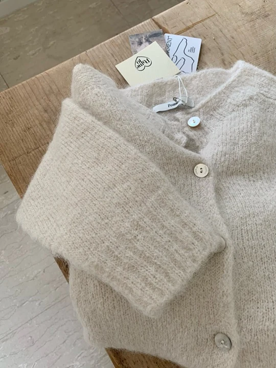 Alphaca Wool Wholegarment Cardigan