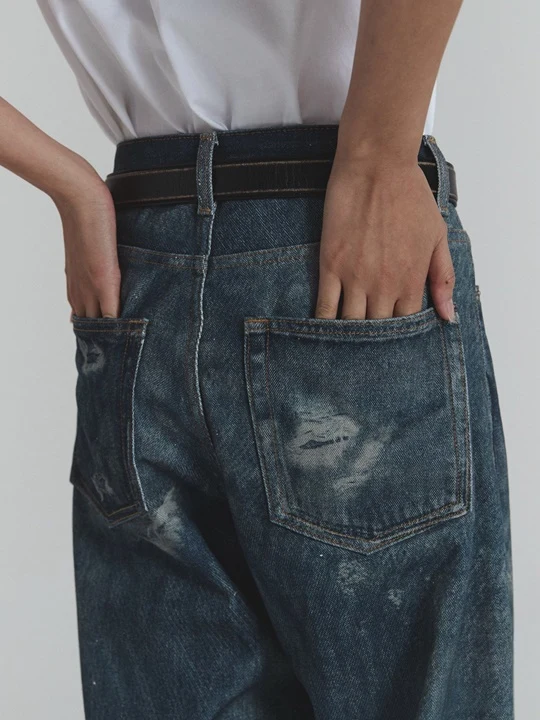 Digital Denim Pants