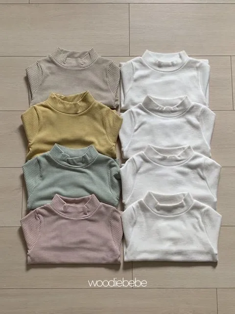 Basic Turtleneck 1+1 Set Tee