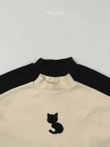 Cats Fleece Half Turtleneck