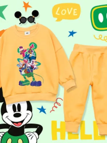 Color Mickey Top Bottom Set