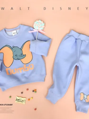 Warm Dumbo Fleeced Set