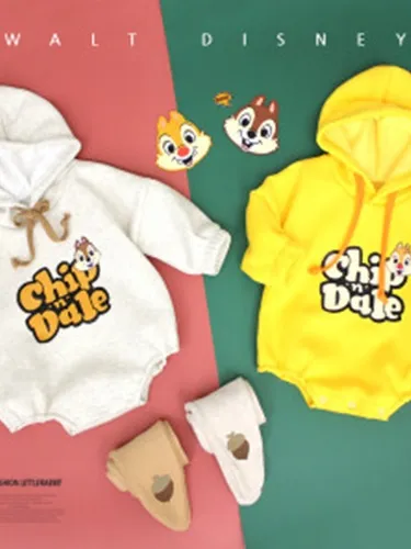 Baby Chip Dale Fleeced Bodysuit with Leggings