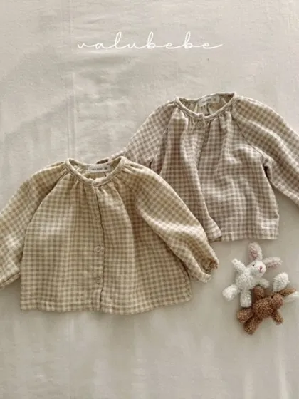 Peach Check Shirt (Baby)