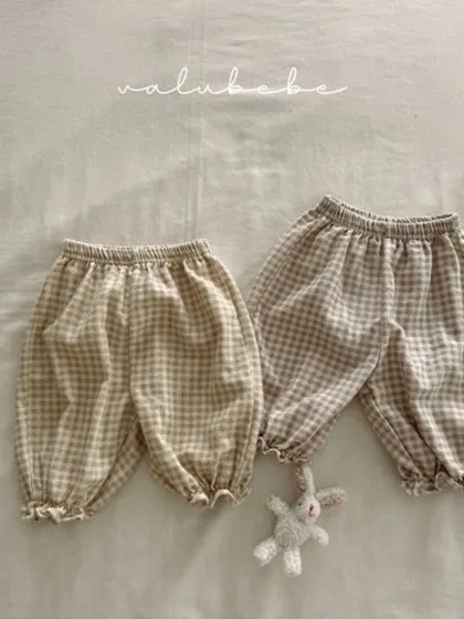 Peach Check Pants (Baby)