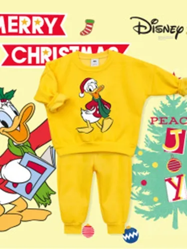 Donald Christmas Fleeced Set