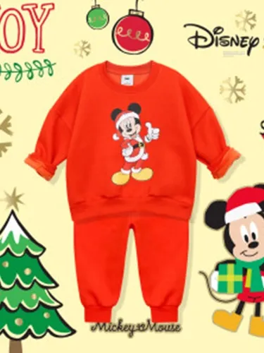 Mickey Christmas Fleeced Set