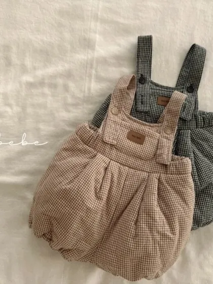 Pumpkin Padded Overall Suit