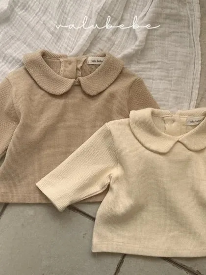 Waffle Round Collar Tee (Baby)