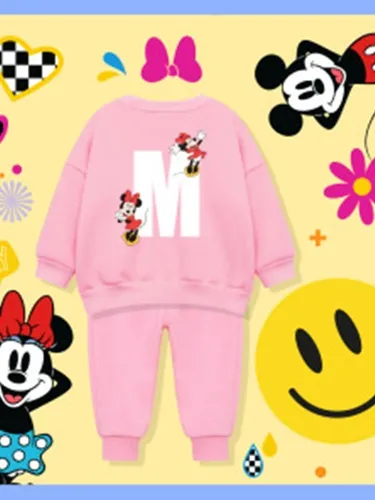 Initial Minnie Fleeced Set