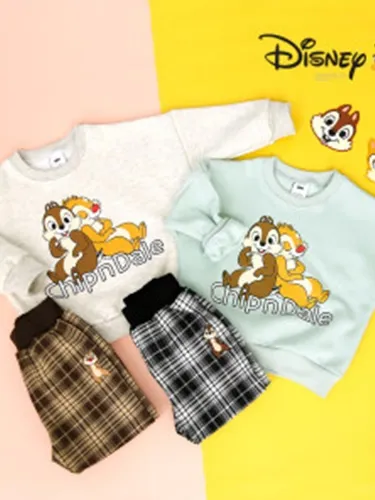 Chip Dale Check Fleeced Set