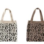 Leopard Knit Bag