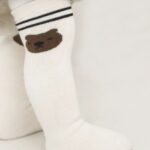 Two-line Bear Knee Socks