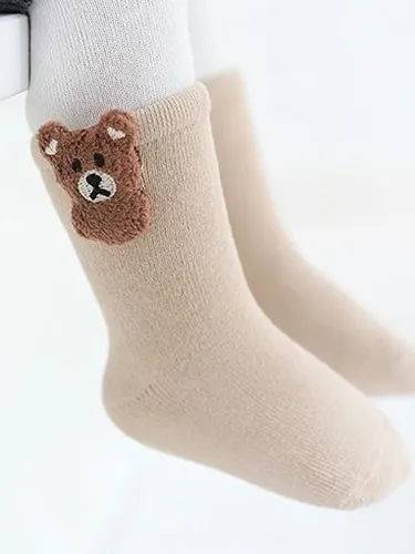 Bear Patch Socks