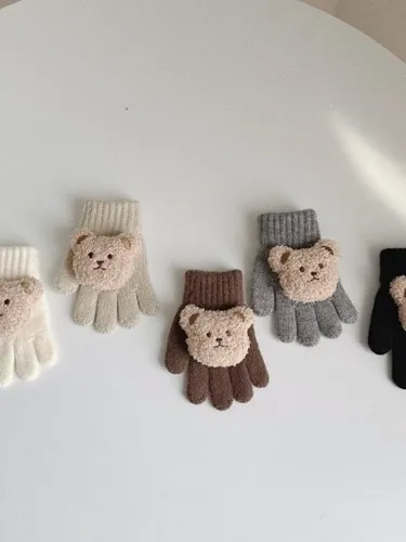 Bear Head Gloves