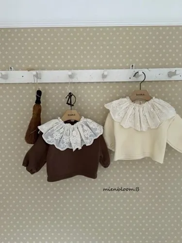 Flower Collar Sweatshirts