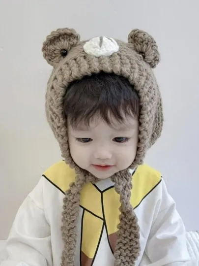 Bear Knit Earmuffs